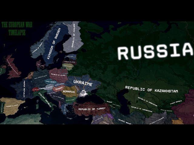 HOI4-The Fire Rises-Russian Federation Timelapse