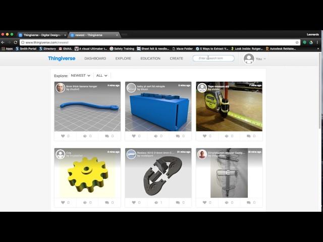 Intro to 3D Printing Tutorial Series Video 1: Intro + Thingiverse