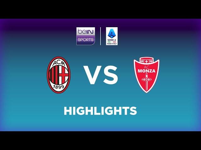 AC Milan v Monza | Serie A 24/25 | Match Highlights