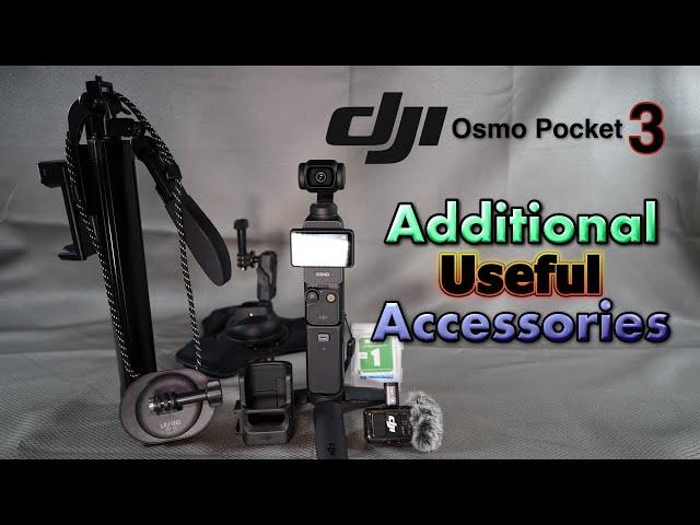 DJI Osmo Pocket 3: ADDITIONAL Useful Accessories