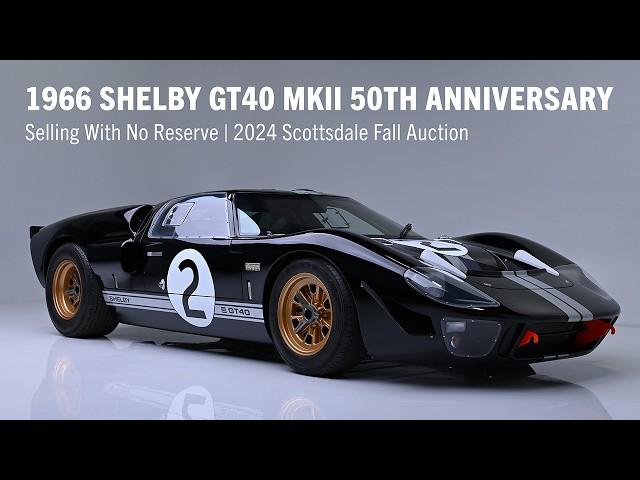 FIRST LOOK - 1966 Shelby 50th Anniversary GT40 MKII - BARRETT-JACKSON 2024 SCOTTSDALE FALL AUCTION