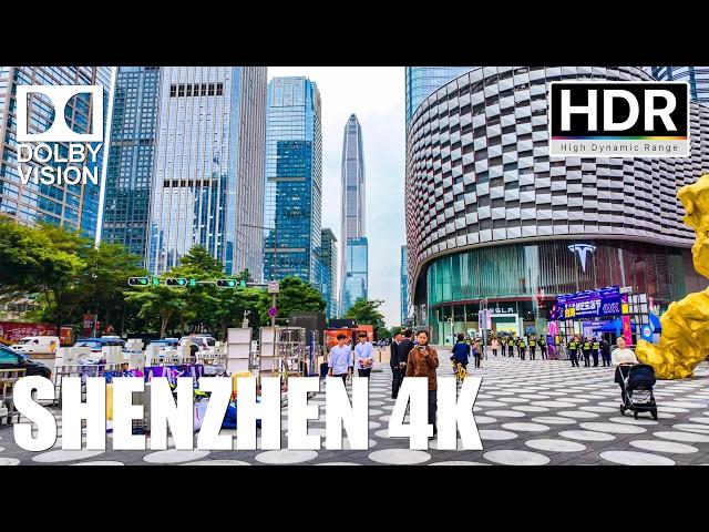 Shenzhen, China - Walking in China's future technology capital | 4K HDR