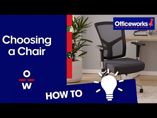 Chair Buying Guide: Choose the Best Desk, Gaming, and Ergonomic Chairs | Officeworks