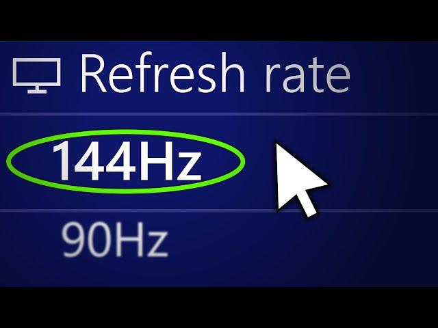 How to Change Monitor Refresh Rate on Windows 10 (Best Settings)