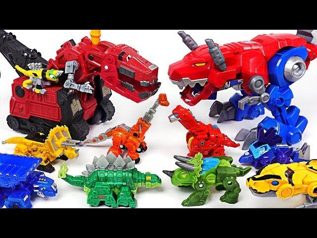 Jurassic World dinosaur Indoraptor appeared! Transformers Rescue Bots, Dinotrux! Go! - DuDuPopTOY