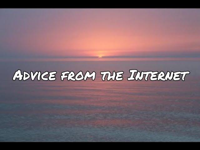 Dylan Conrique -Advice from Internet|Lyrics   #DylanConrique