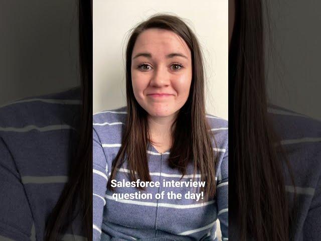 SALESFORCE INTERVIEW QUESTION OF THE DAY: SHARING RULES #shorts #salesforceinterviewquestion