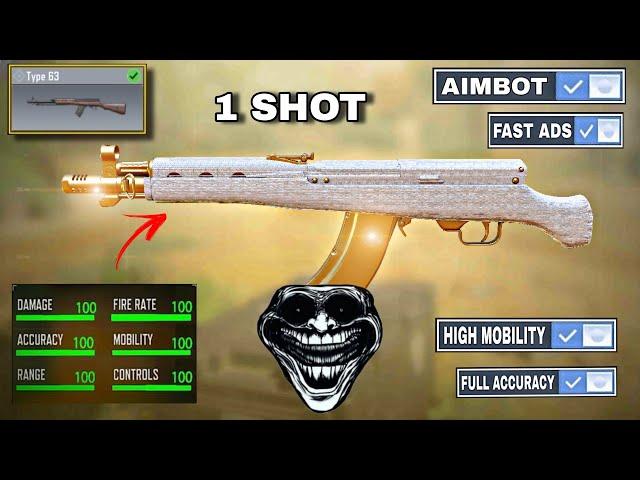 NEW "1 SHOT"  TYPE 63  Gunsmith! its TAKING OVER COD Mobile in Season 9 (NEW LOADOUT)