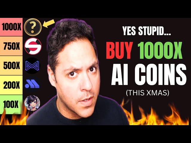 5 "SECRET" AI CRYPTO COINS TO 1000X IN JAN 2025?!! (URGENT AF!)