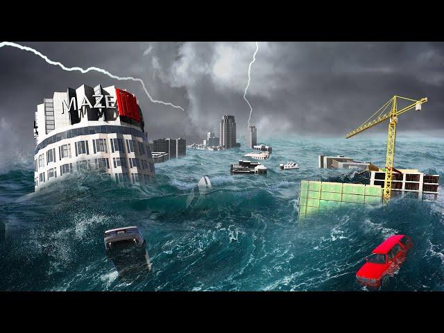 GTA 5 - MEGA STORM FLOODS LOS SANTOS!