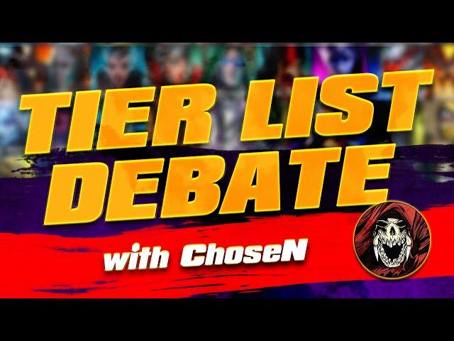 Tier List Debate With ChoseN! I Raid Shadow Legends