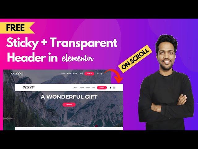 [FREE] How to Create Transparent Sticky Header in WordPress with Elementor