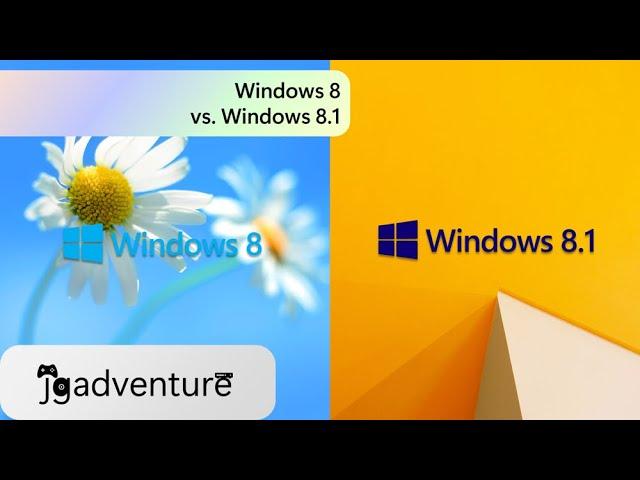 Windows - Windows 8 vs Windows 8.1 - Comparison Video (NO COMMENTARY)