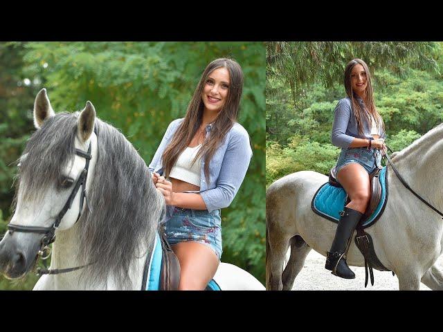 ️ Code Hr3 Horse Riding Vamp | Sexy girls riding horses - Miss Iris ️