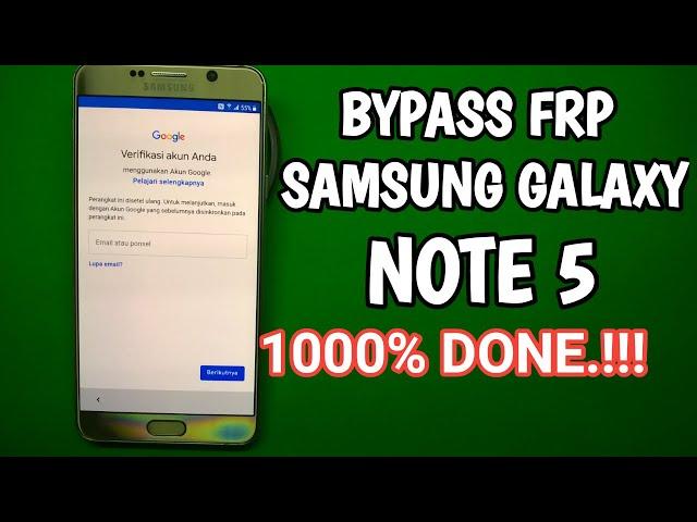 cara bypass frp samsung galaxy note 5 || mudah 1000% done..|| JKS opreker handphone