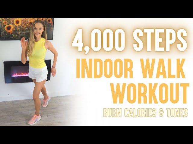 Walk at Home  4000 Steps  Low Impact Walking Weight Loss Workout