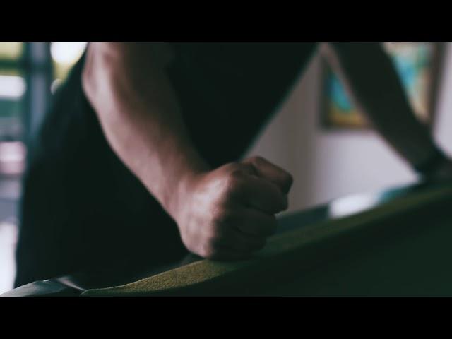 ANGRY Man Slams Fist On Table - ULTRA High Def Stock Footage