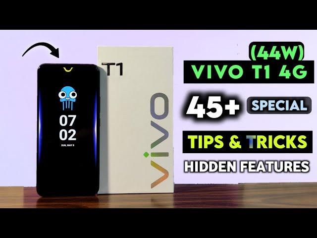 Vivo T1 44w Tips & Tricks | Vivo T1 4G Hidden Features 45+ Tips & Tricks in HIndi