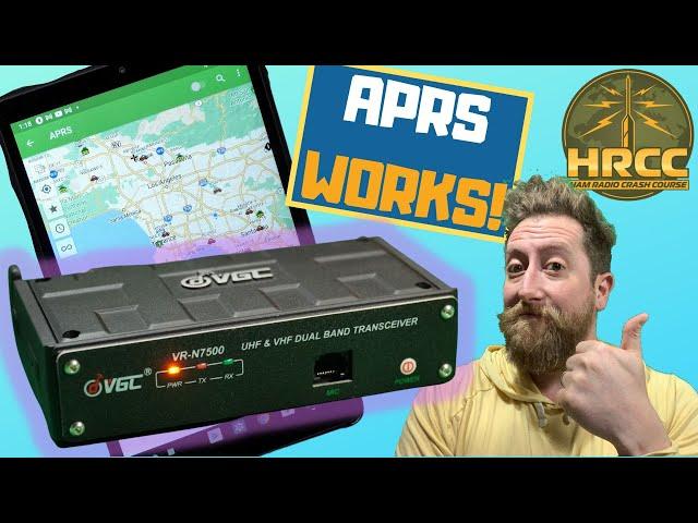 VGC VR-N7500: APRS! Android, iOS, Bluetooth, Dual Band 2m/7cm Ham Radio Review