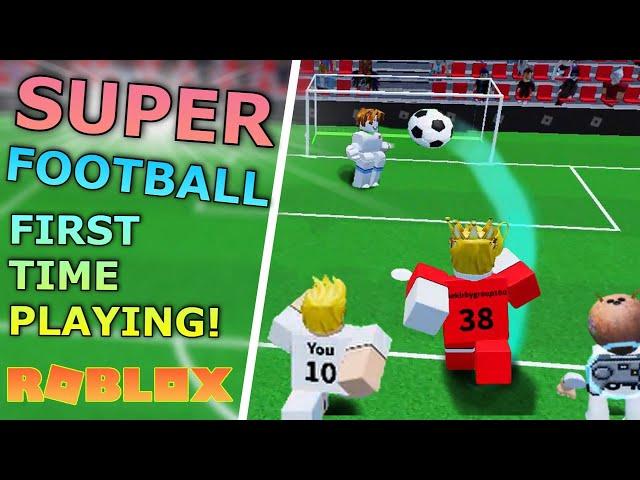 Playing SUPER FOOTBALL for the FIRST Time! (New Roblox Soccer Game 2023)