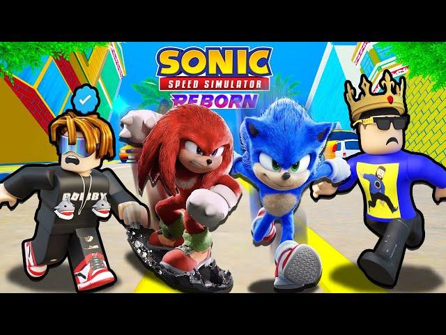 We Went To CITY ESCAPE To Prepare For Sonic Movie Update EARLY! (Sonic Speed Simulator)