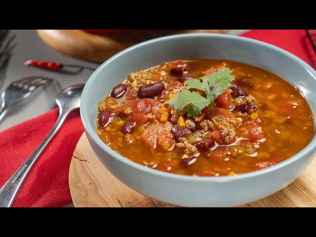 Easy And Homemade SPICY BEEF CHILI SOUP | Recipes.net