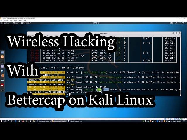 Wireless Access with Bettercap on Kali Linux (Cybersecurity)