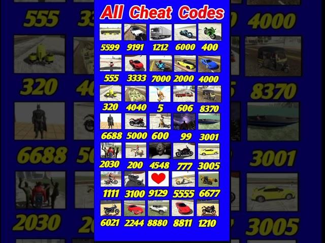 new all Cheat codes #indianbikedriving3d #shortsfeed #shorts #viral