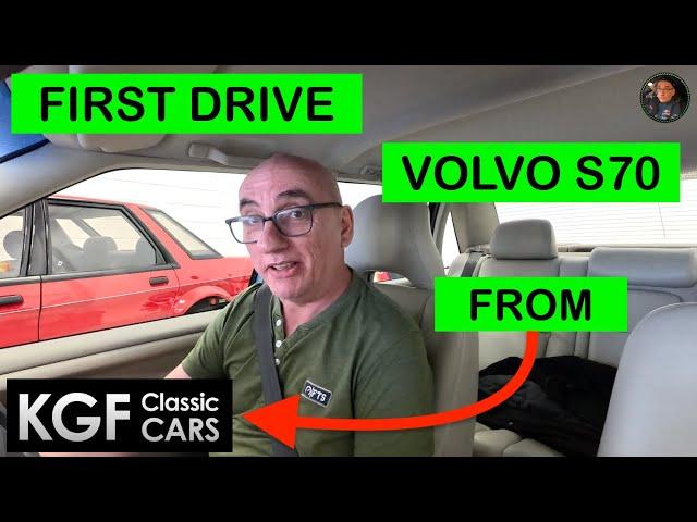 FIRST DRIVE of my 1997 VOLVO S70 | From KGF Classic Cars #ProjectVilhelmina