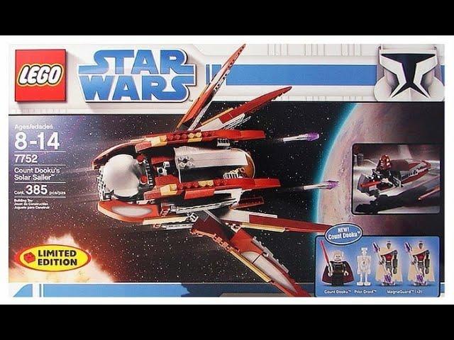 LEGO Star Wars 7752 истребитель графа дуку | обзор