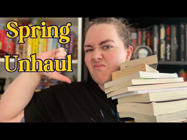 Spring Cleaning My Shelves | Book Unhaul