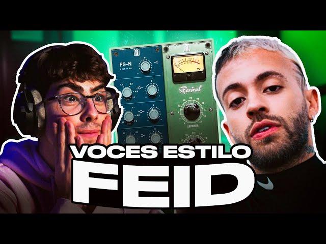 How to MIX FEID style REGGAETON VOICES 