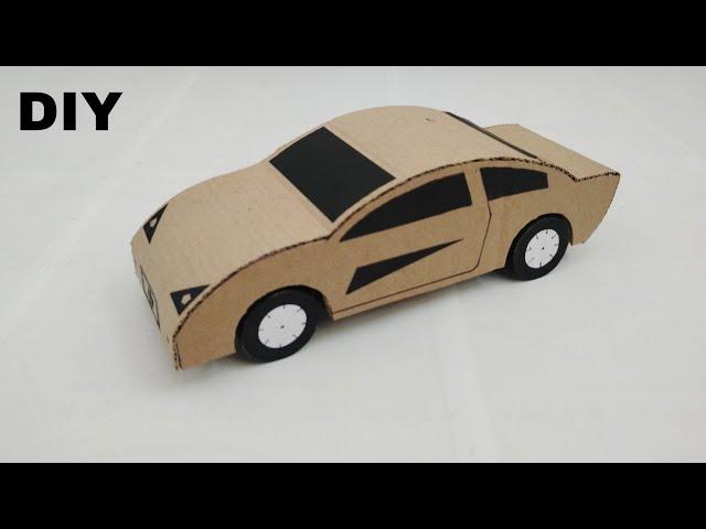 How to make cardboard car || small car making from cardboard || Diy cardboard car