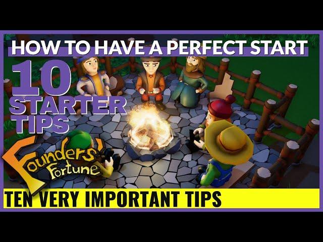 Top 10 BEST Starter Tips | Beginners Guide | Founders' Fortune 2021