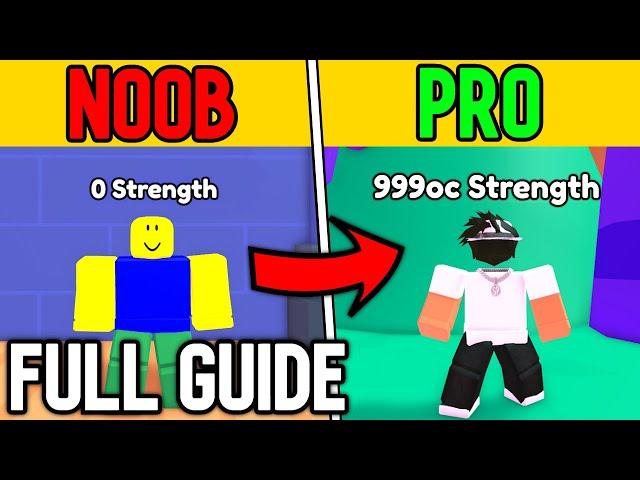 How To Go From NOOB To PRO In Roblox Arm Wrestle Simulator!