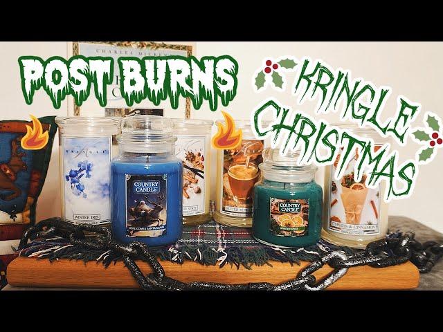 Cozy Kringle Candle Christmas 2024:  Post Burn Reviews  Part 1