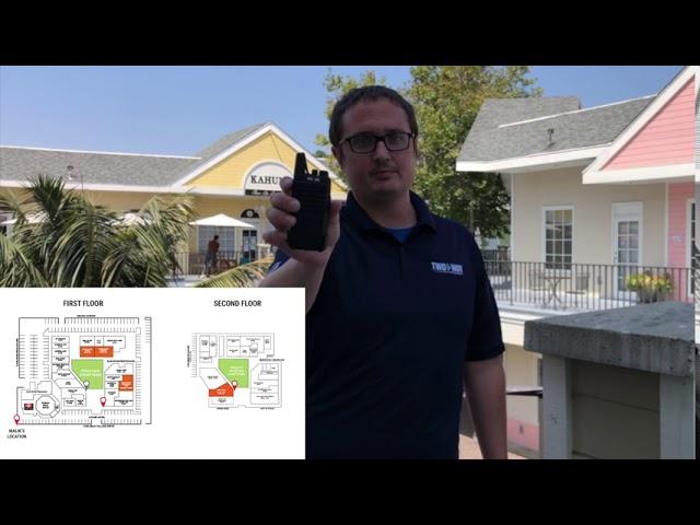 Radio Coverage Test: Two Way Direct XTR50 (Shopping Center)