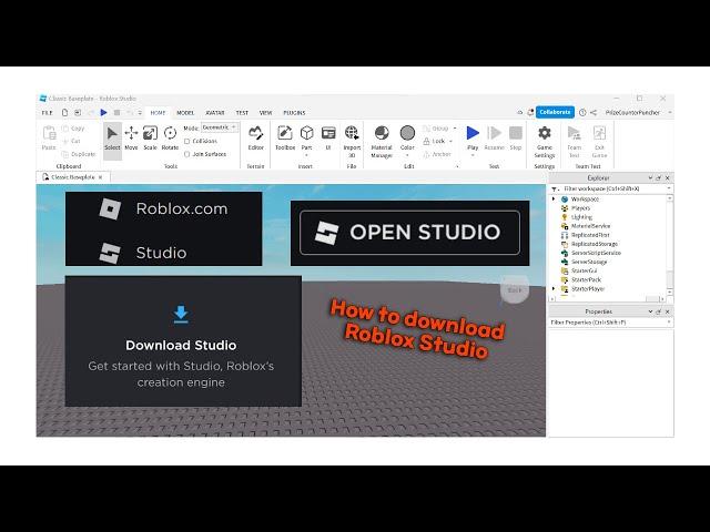 How to DOWNLOAD ROBLOX STUDIO 2024