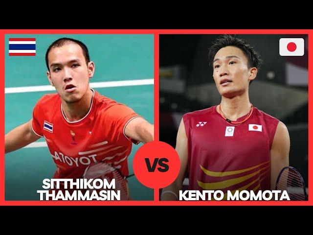 Sitthikom Thammasin(THA) vs Kento Momota(JPN) Badminton Match Highlights | Revisit Sudirman Cup 2019