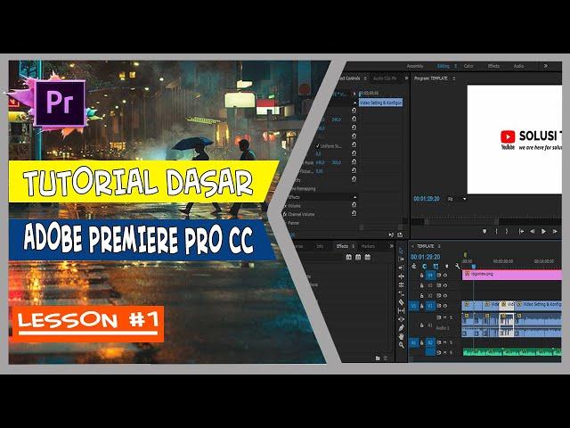 Adobe Premiere Tutorial - Video Editing Beginner