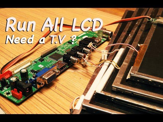 Run all lcd without software_ Full tutorial of v59 board..