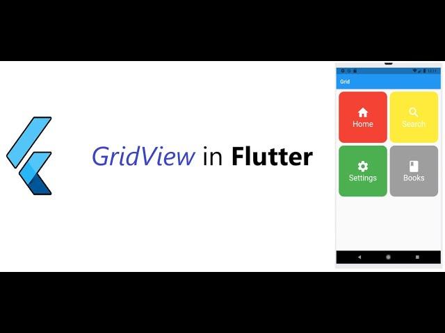 gridview in Flutter || Cards