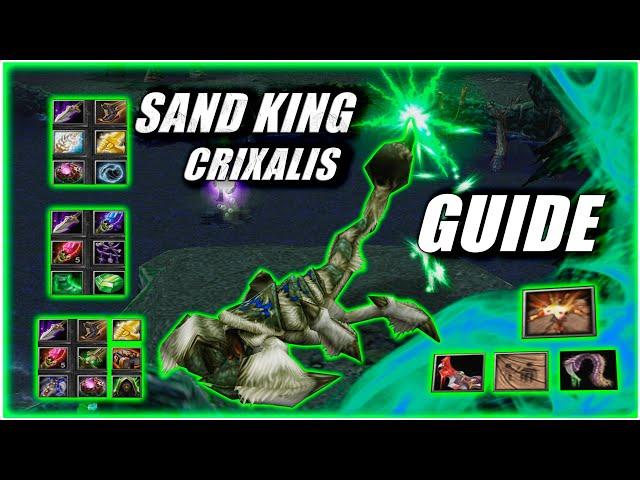 Sand King Crixalis Guide | Гайд на СК ! Как пользоваться ШИФТОМ?