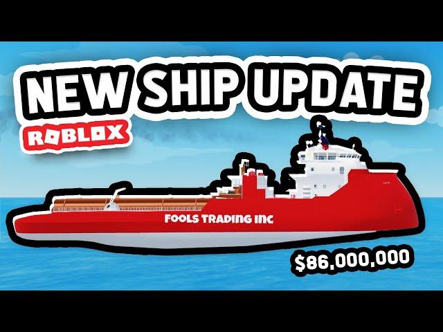 NEW HEAVY LIFT SHIP Update in Roblox Shipping Lanes