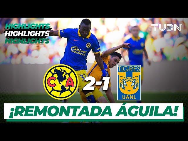 América 2-1 Tigres - HIGHLIGHTS | Tour Águila 2023 | TUDN