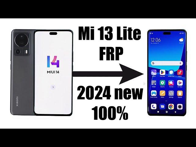 Mi 13 Lite FRP Bypass MIUI 14 Google accound FRP BYPASS