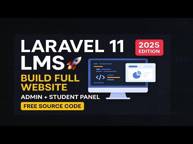  "Laravel 11 Full Course 2025  | Build Udemy Clone with Instructor Coupon