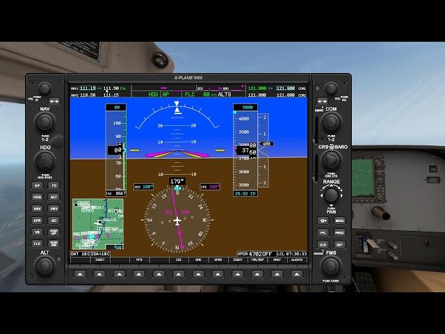 X Plane 11 Разбор Glass Panel G1000 XPlane1000 и автопилотирование