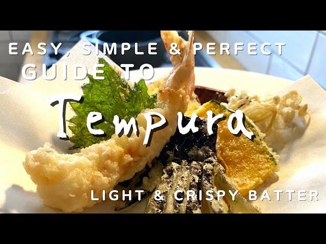 Tempura (Tempura Batter) Recipe | Japanese Singing Cooking Man