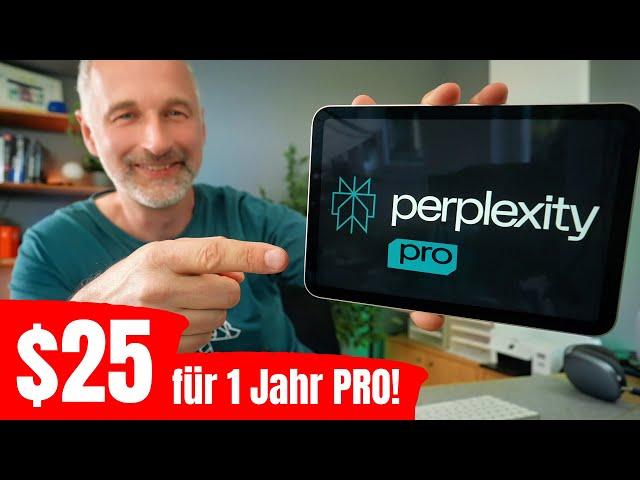 1 Jahr Perplexity Pro für 25 USD mit diesem Trick – selbst ausprobiert!